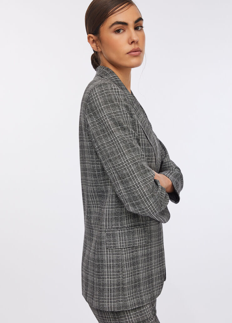 Glen plaid blazer glen plaid Liu Jo - large image number 2 Glen plaid blazer glen plaid Liu Jo - large image number 2