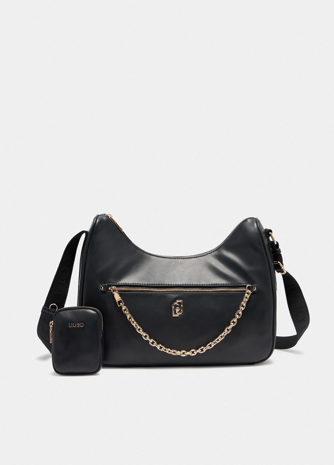 Medium shoulder bag with coin purse black Liu Jo - large image number 0