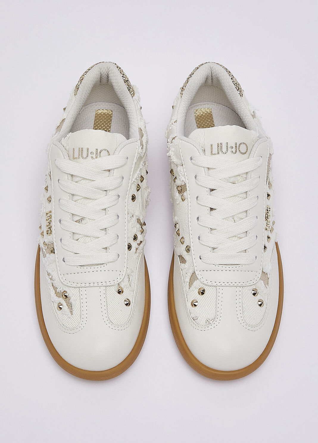Studded sneakers milky white Liu Jo - large image number 4