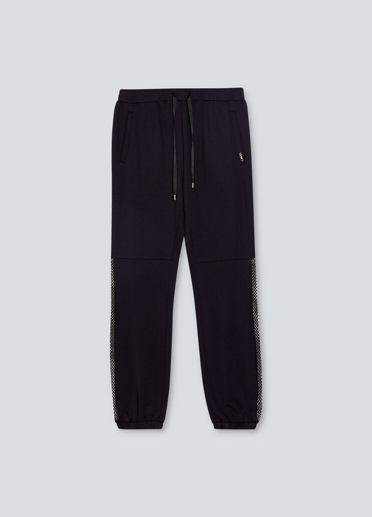 Trousers with mesh inserts black Liu Jo - large image number 4 Trousers with mesh inserts black Liu Jo - large image number 4