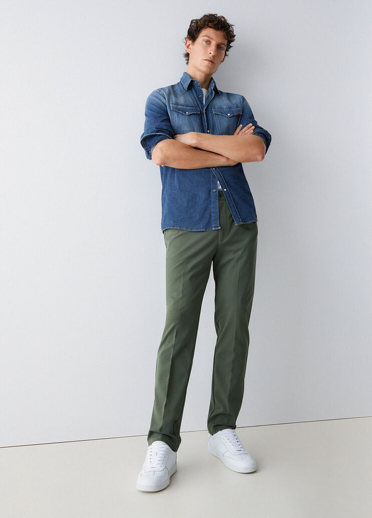 Slim-Fit Hose Thymiangr&uuml;n Liu Jo - medium