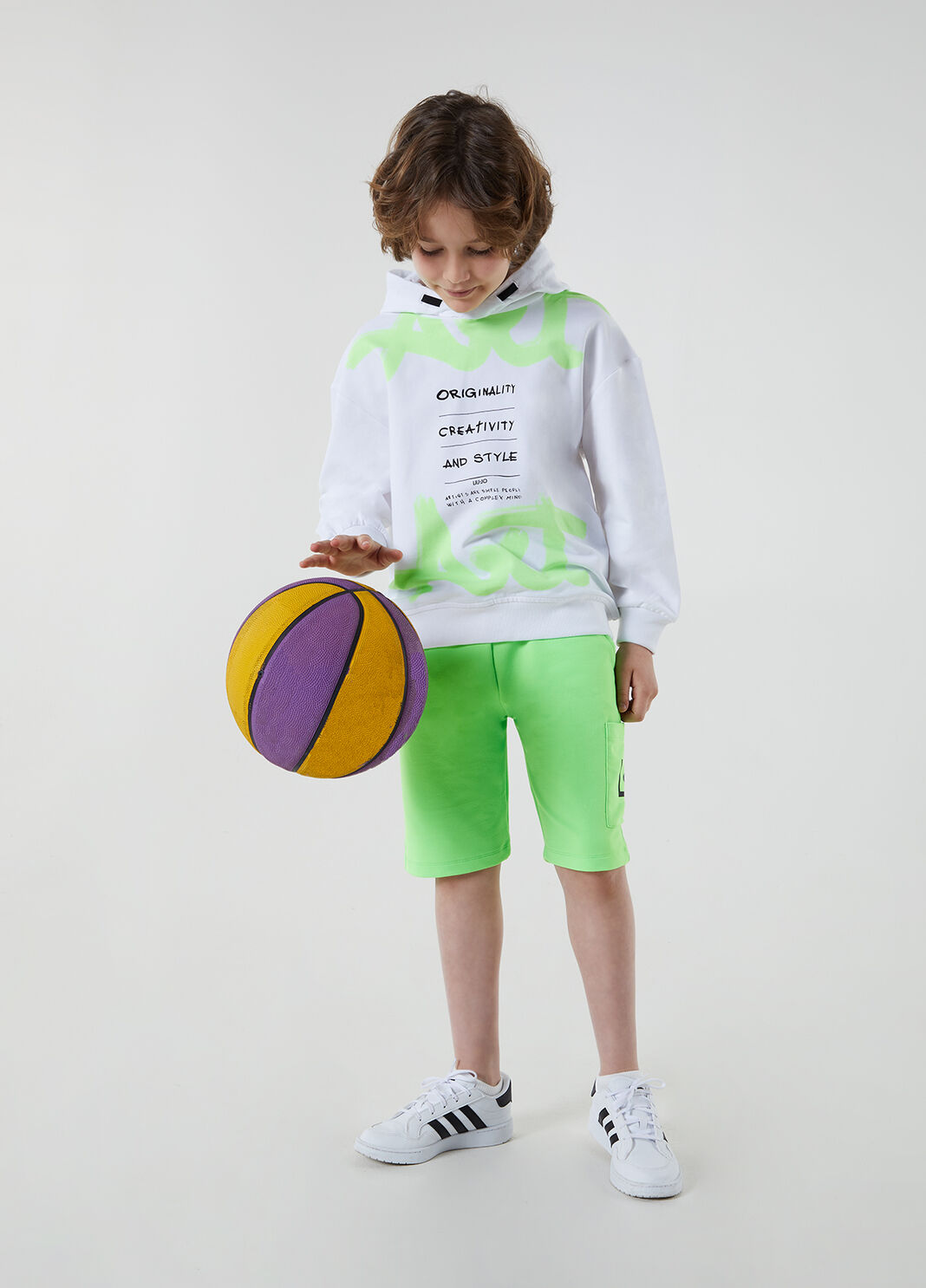 Oversize-Sweatshirt mit Kapuze Wei&szlig; Liu Jo - large image number 3