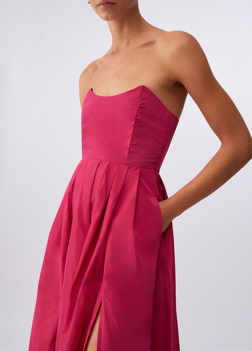 Langes Taftkleid Rosa Liu Jo - large image number 4