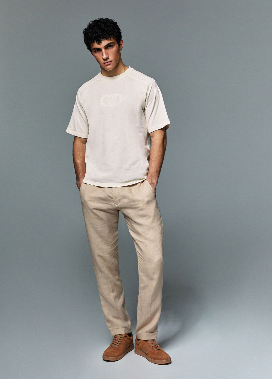 T-shirt with maxi logo white Liu Jo - large image number 3