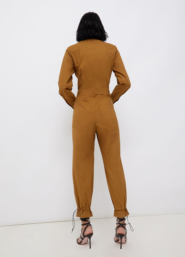 Worker jumpsuit with drawstring bronze Liu Jo - large image number 1