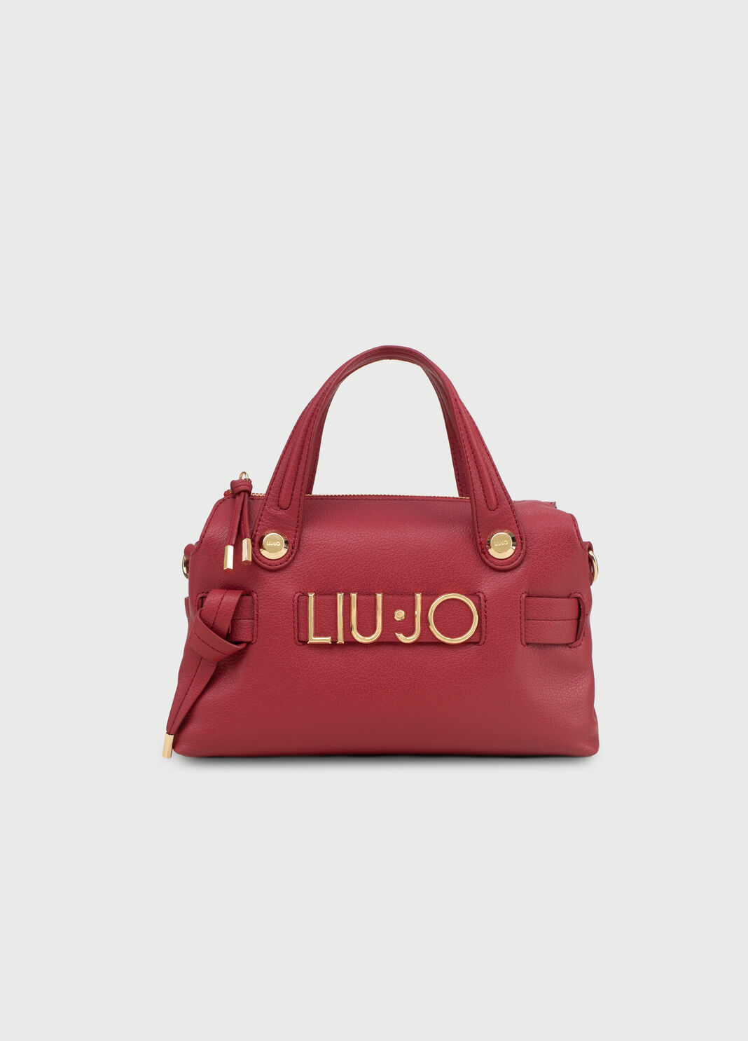 Small boston bag with logo Cherry Red Liu Jo - large image number 0