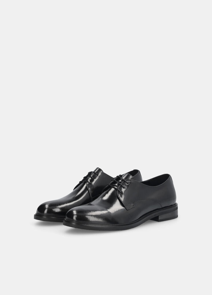 Schnürschuh aus Leder Schwarz Liu Jo - medium Schnürschuh aus Leder Schwarz Liu Jo - medium