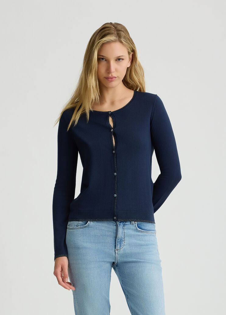 Liu Jo better cardigan blue Liu Jo - large image number 0 Liu Jo better cardigan blue Liu Jo - large image number 0