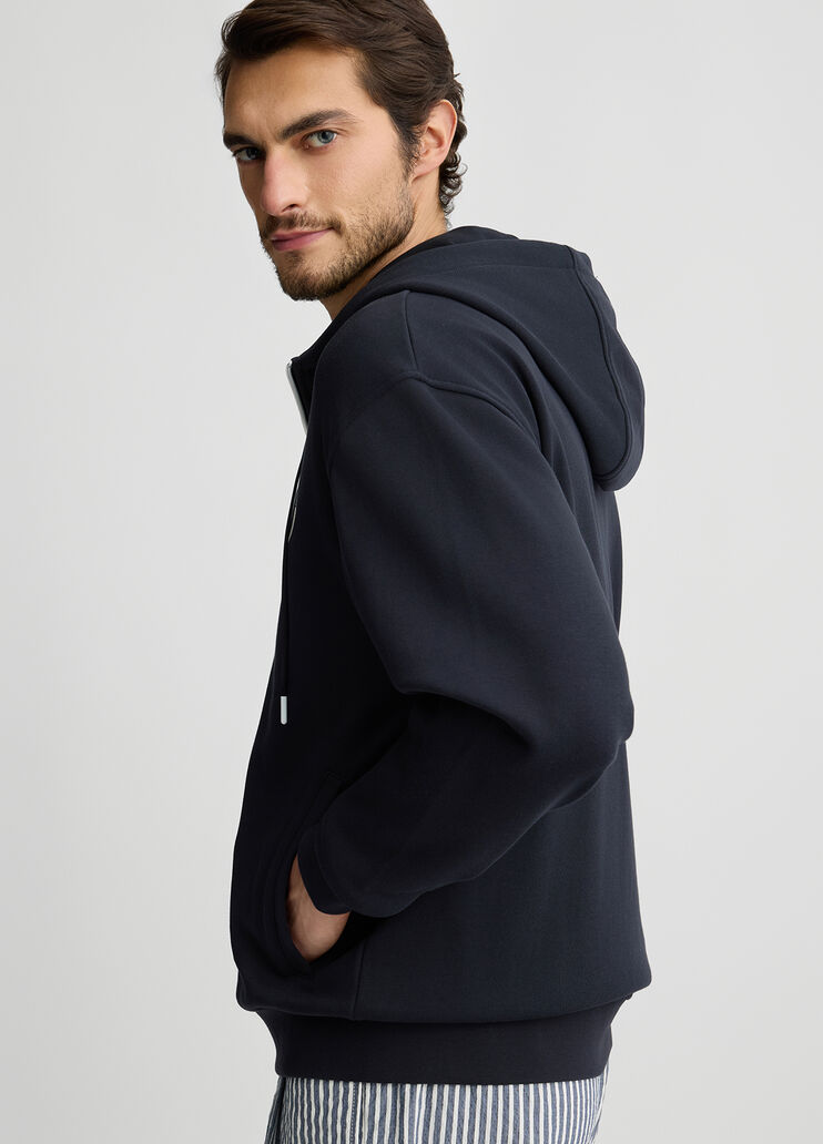 Zip-up hoody dark blue Liu Jo - large image number 3 Zip-up hoody dark blue Liu Jo - large image number 3
