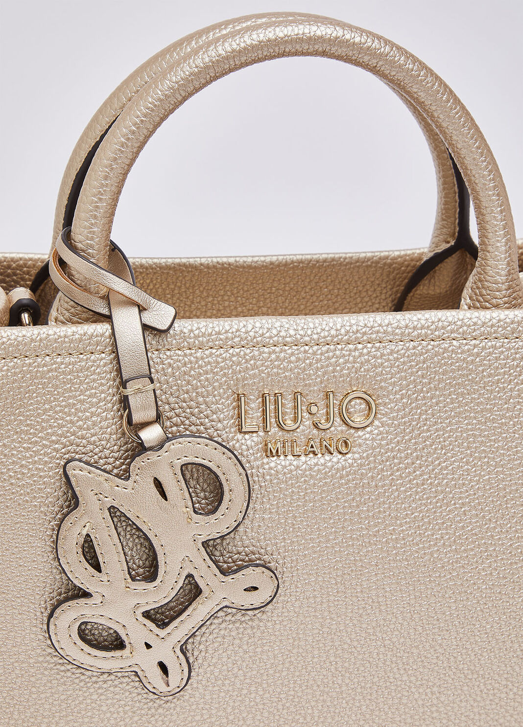 Small bag with charm light beige Liu Jo - large image number 5