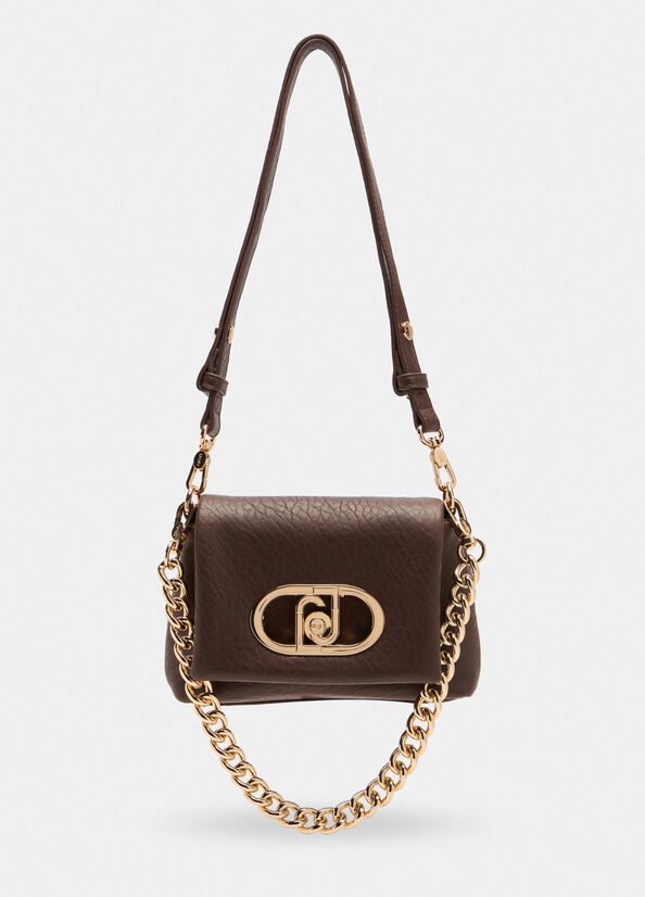 Kleine Tasche LaPuffy Dunkelbraun Liu Jo - medium
