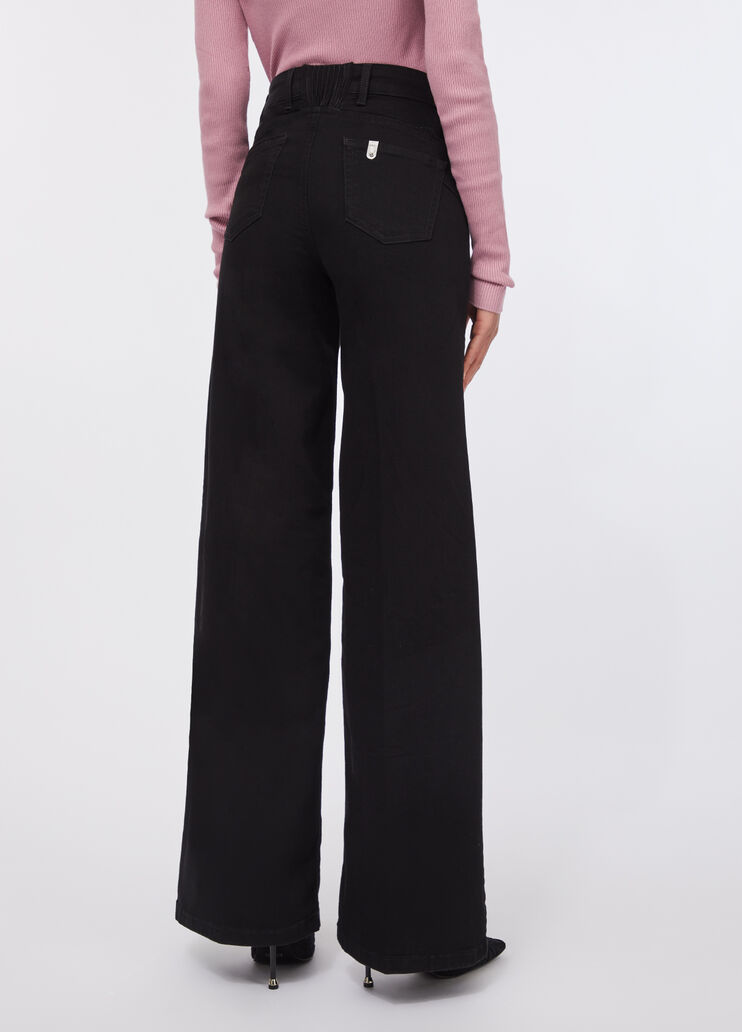 Jeans flare Liu Jo Better denim nero Liu Jo - large image number 1