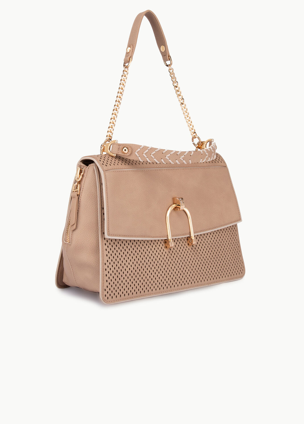 Borsa a mano traforata Marrone Liu Jo - large image number 1