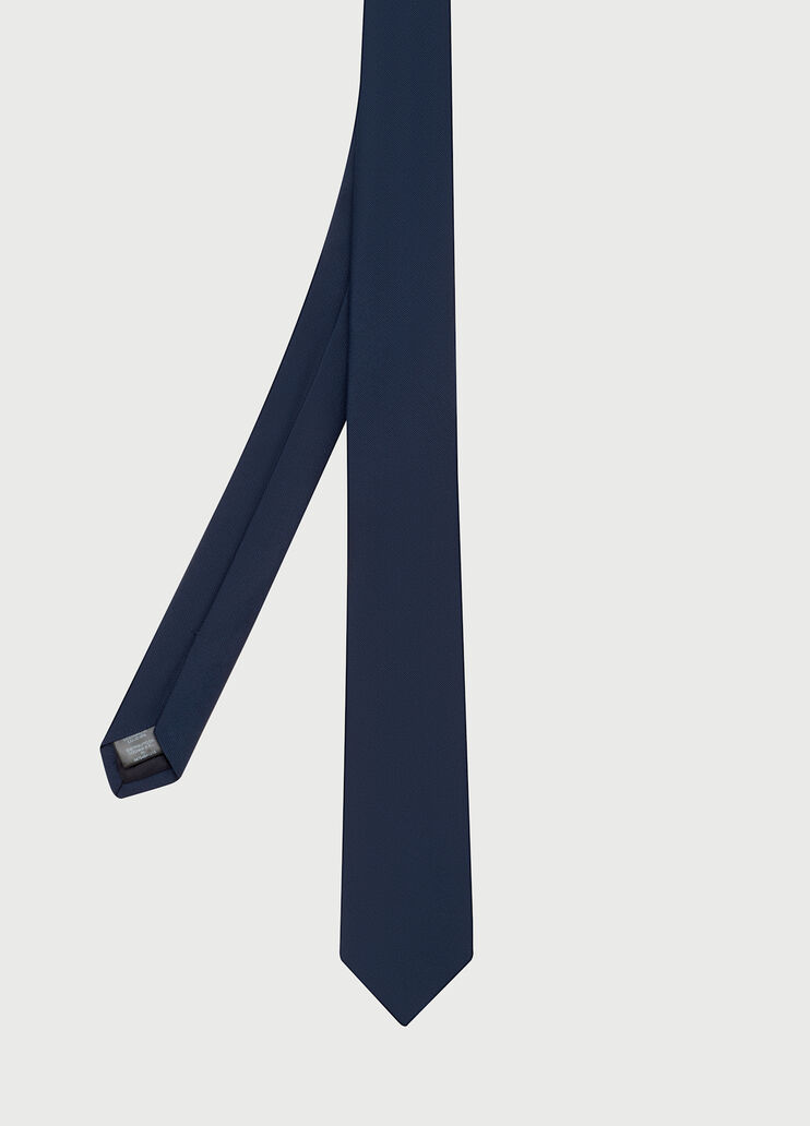 Cravate en soie Bleu foncé Liu Jo - large image number 1