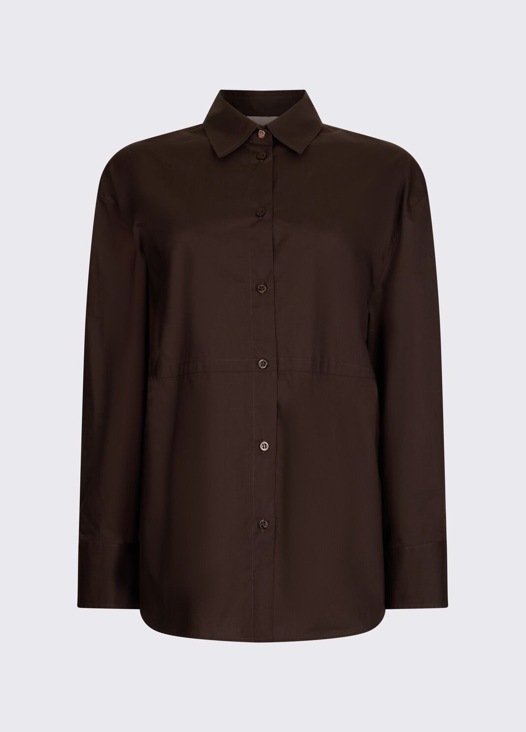 Poplin shirt dark brown Liu Jo - large image number 6