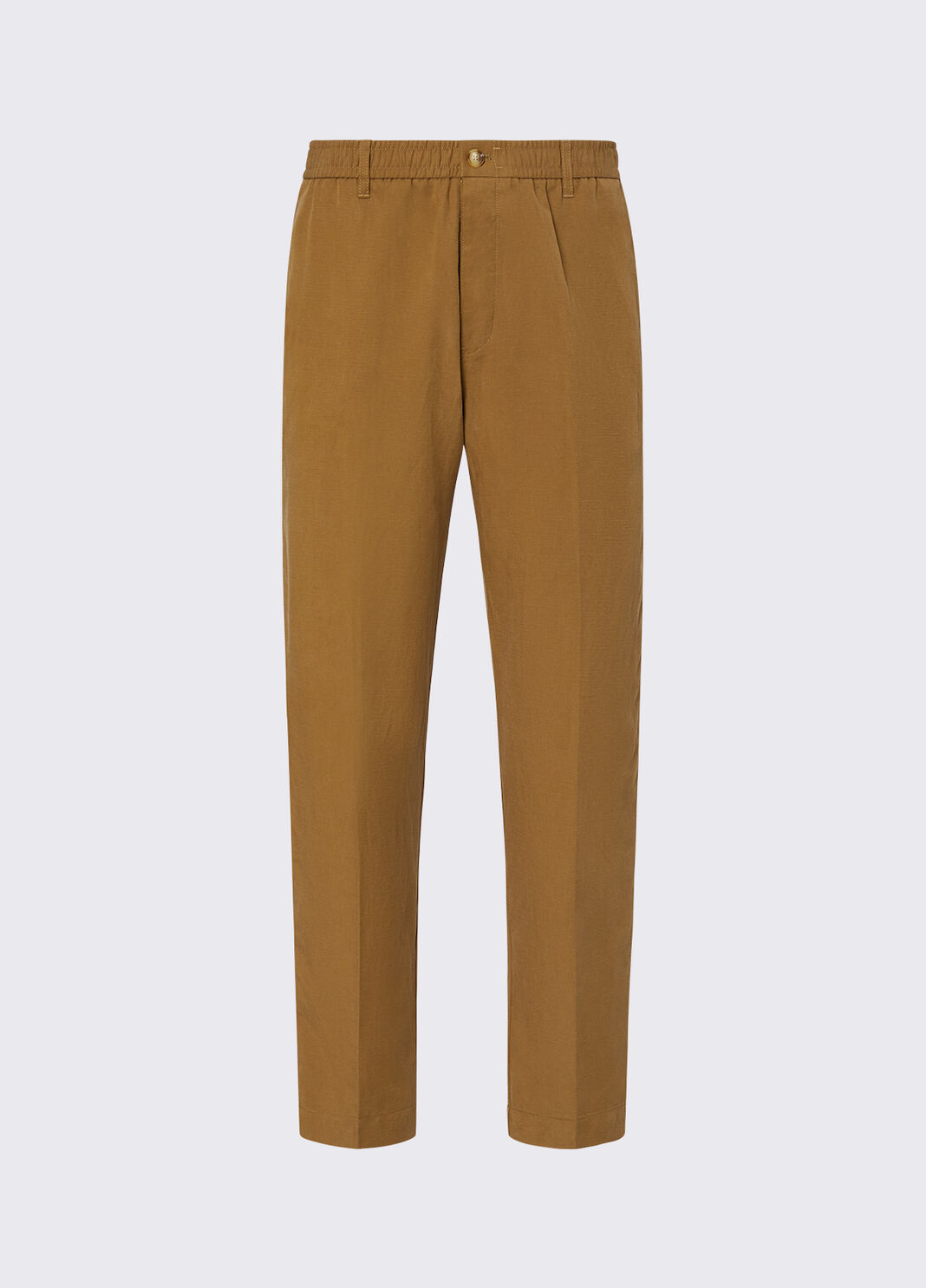 Linen-blend trousers cognac Liu Jo - large image number 6