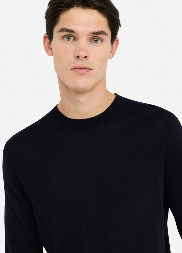 100% wool jumper dark blue Liu Jo - large image number 3