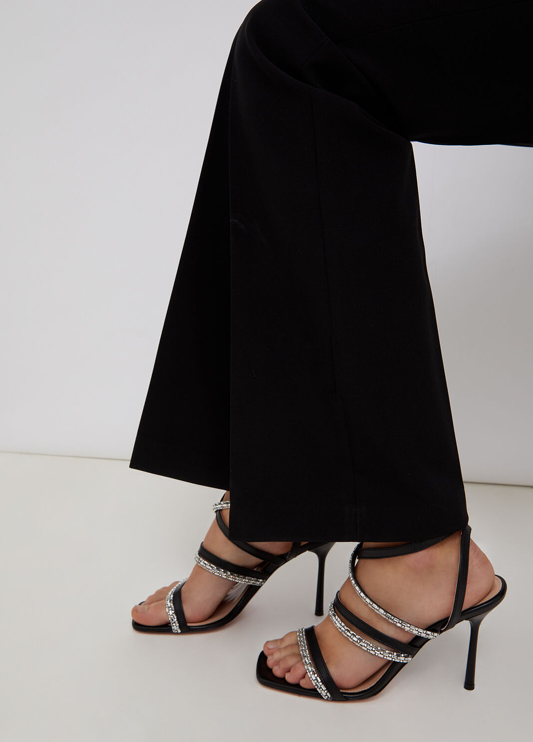 High-waisted smart trousers black Liu Jo - large image number 2