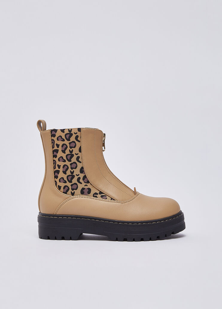 Stivaletti con dettaglio animalier sabbia Liu Jo - medium