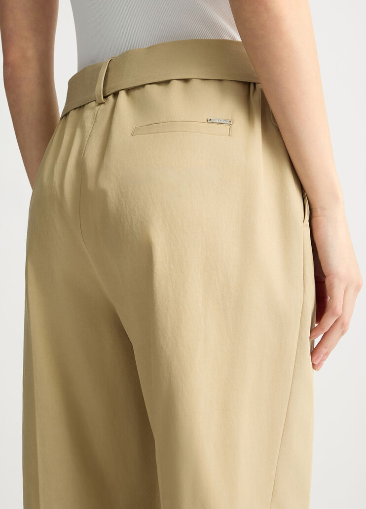 Chinos with belt beige Liu Jo - large image number 4