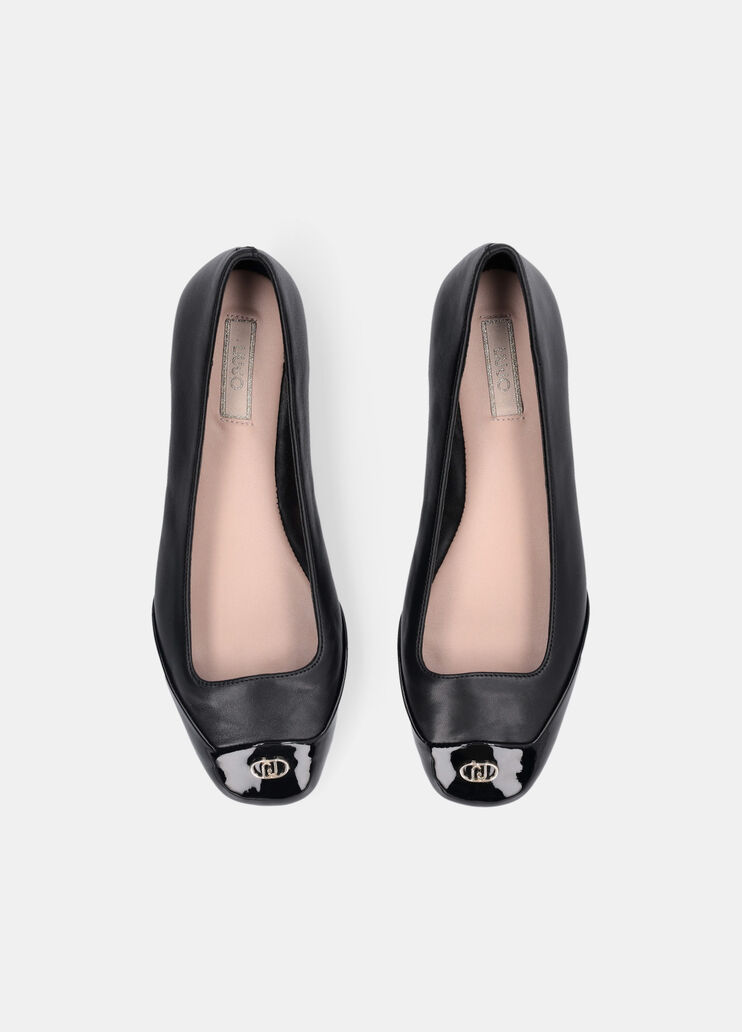 Nappa leather ballet flats black Liu Jo - large image number 3 Nappa leather ballet flats black Liu Jo - large image number 3