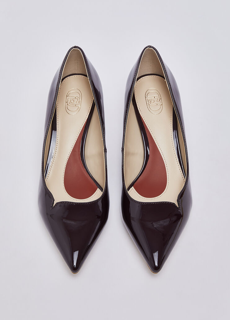 Pumps in patent leather with heel low Amarone Liu Jo - medium