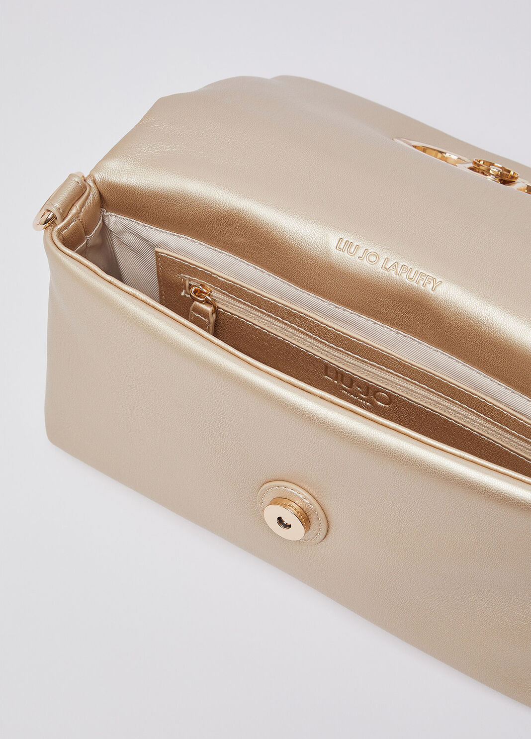 Medium LaPuffy bag light gold Liu Jo - large image number 6