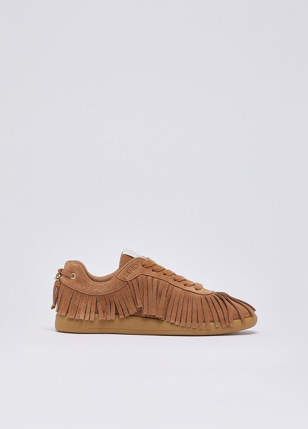 Suede Fringe Sneakers dark beige Liu Jo - large image number 0
