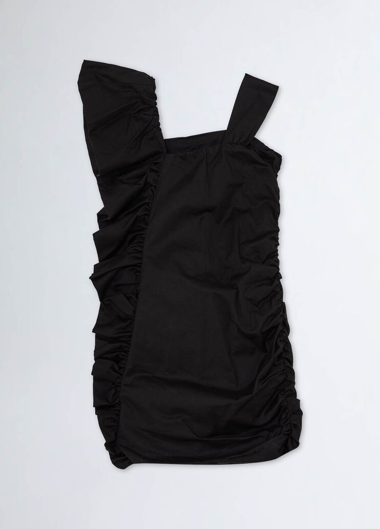 Short dress with flounces black Liu Jo - medium Short dress with flounces black Liu Jo - medium