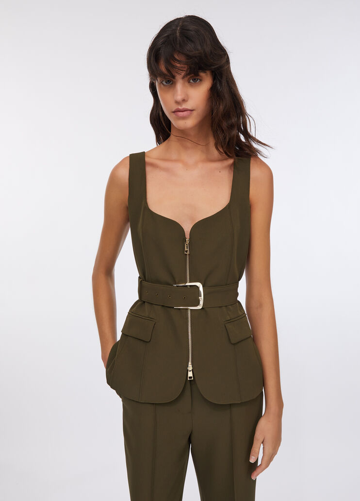 Gilet zippé pin Liu Jo - large image number 0