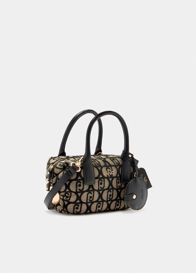 Sac jacquard petit format tabac Liu Jo - large image number 2