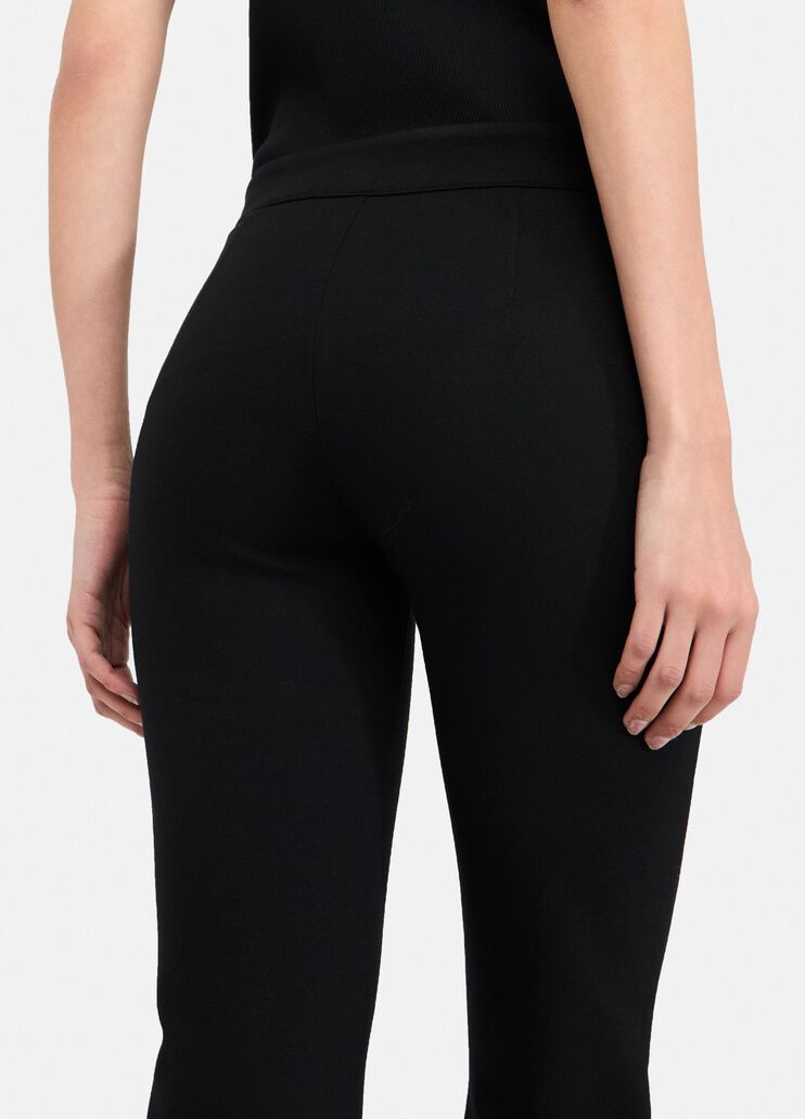 Flared trousers with logo belt black Liu Jo - medium Flared trousers with logo belt black Liu Jo - medium