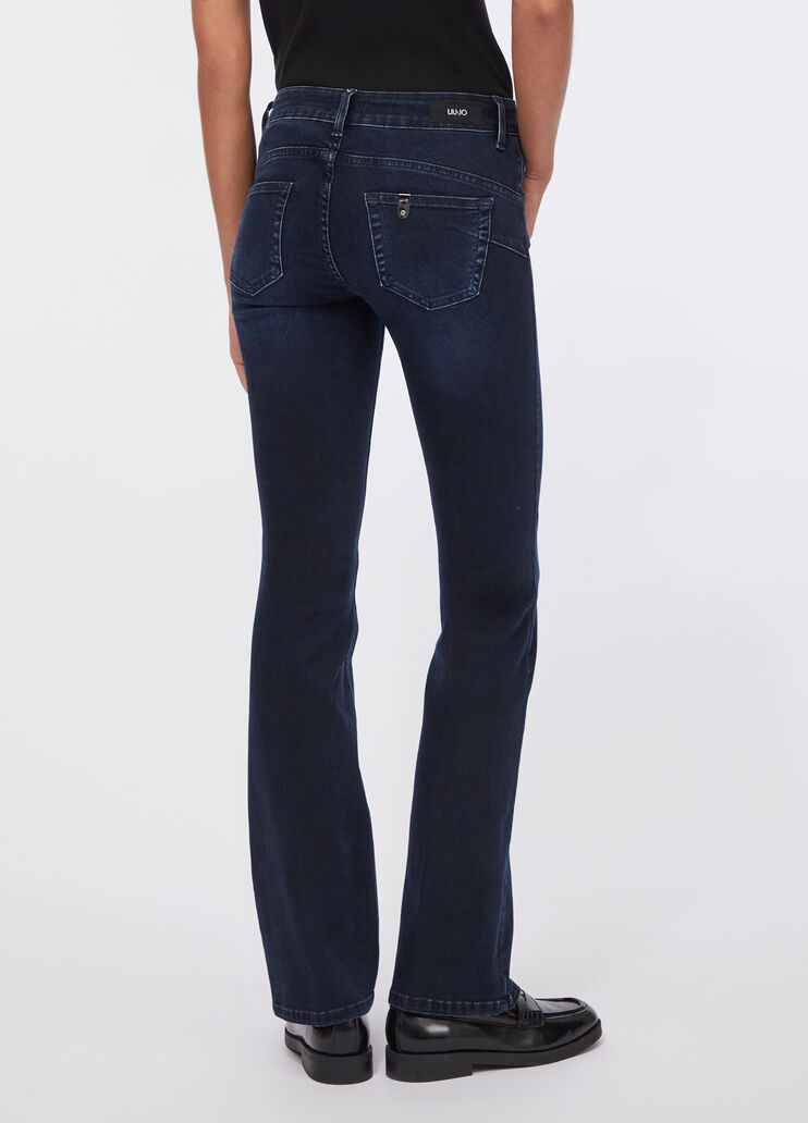 Bottom-Up-Jeans im Bootcut Denimblau Liu Jo - large image number 1
