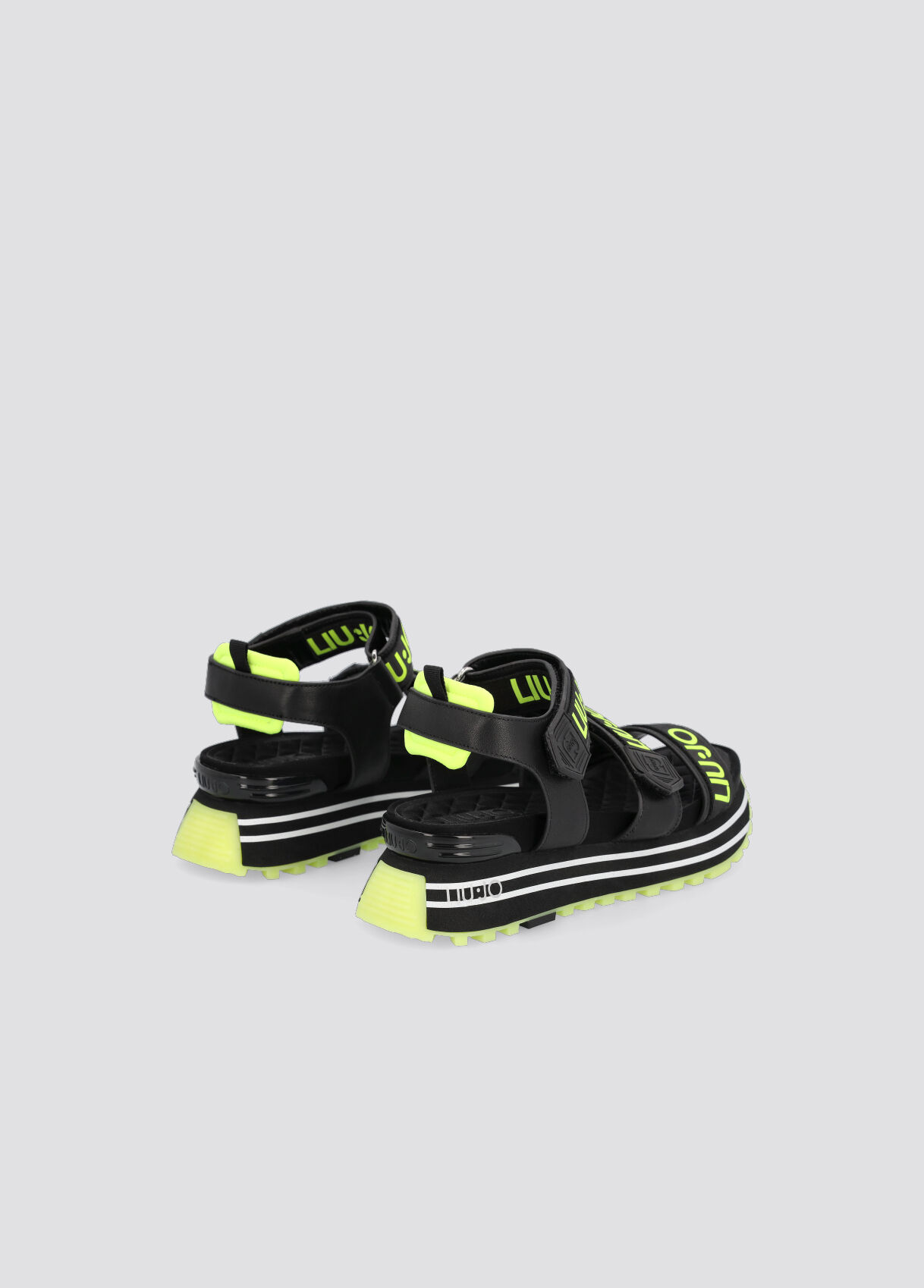 YELLO★BLACK WHALE PLATFORM SANDALS YELLO / BLACK WHALE PLATFORM SANDALS