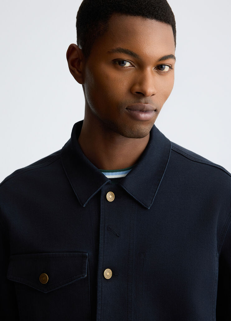 Blue denim field jacket dark blue Liu Jo - large image number 2 Blue denim field jacket dark blue Liu Jo - large image number 2