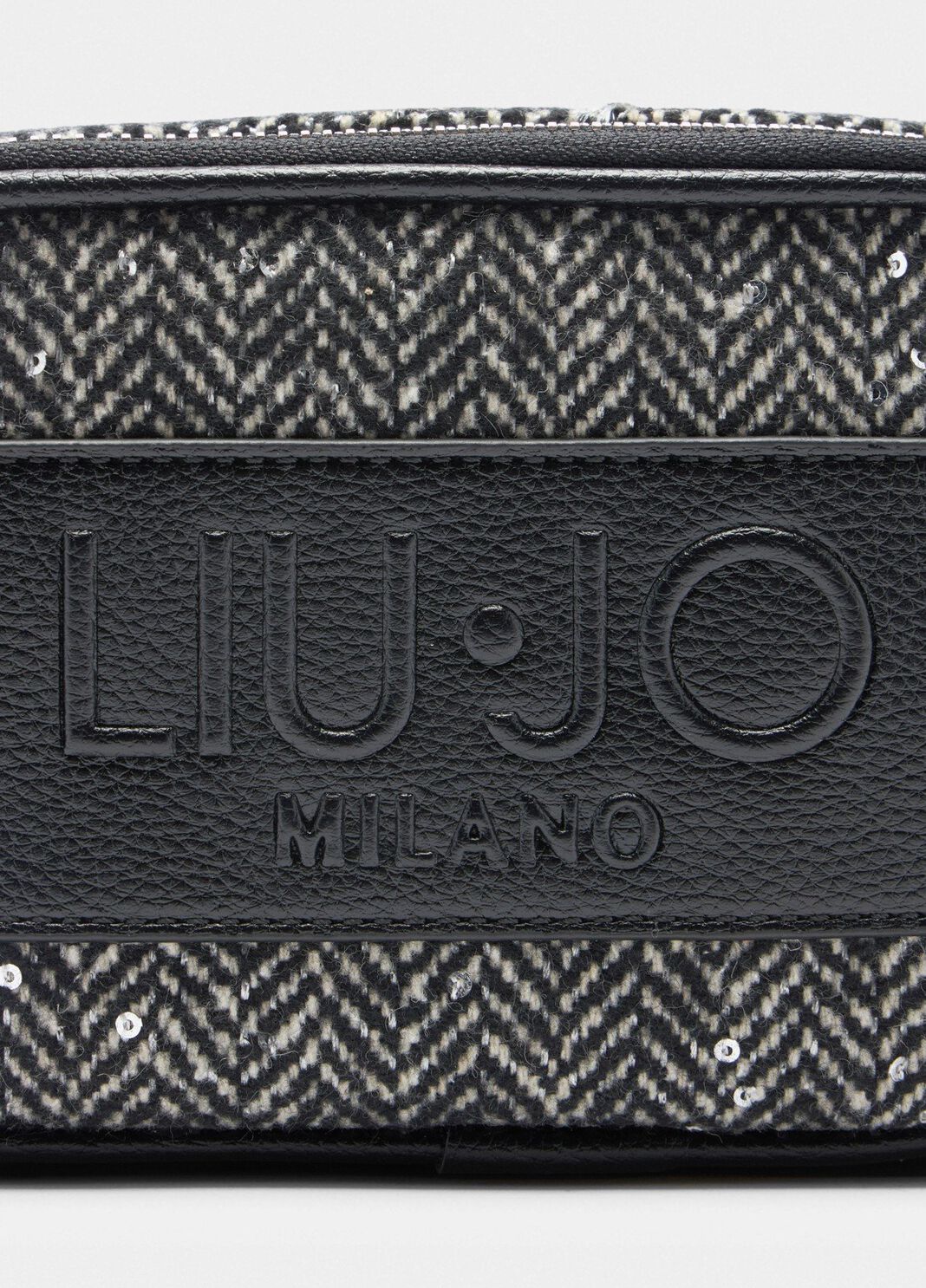 Small chevron bag with sequins black Liu Jo - large image number 2
