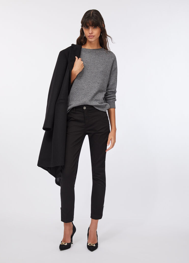 Slim fit chinos black Liu Jo - large image number 4