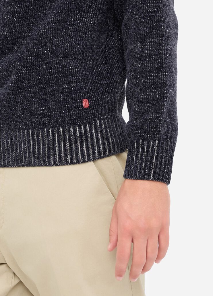 Chenille sweater dark blue Liu Jo - large image number 3