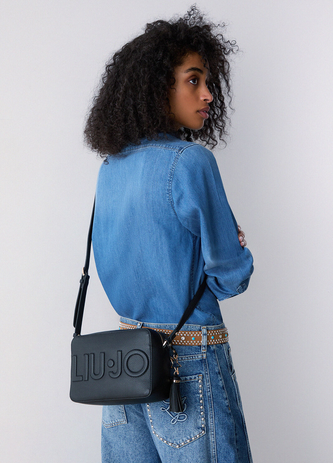 Crossbody bag with charm black Liu Jo - large image number 0