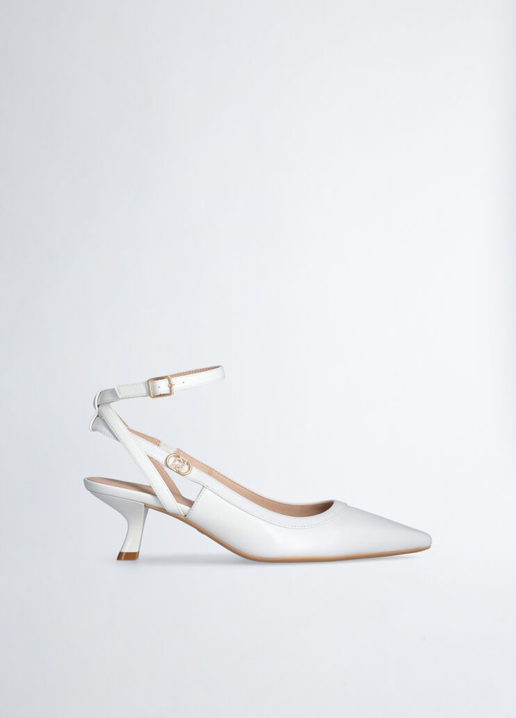 White slingbacks with low heel white Liu Jo - medium White slingbacks with low heel white Liu Jo - medium
