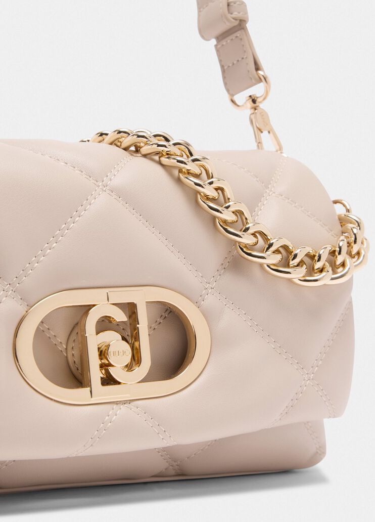 Medium quilted LaPuffy bag beige Liu Jo - large image number 5