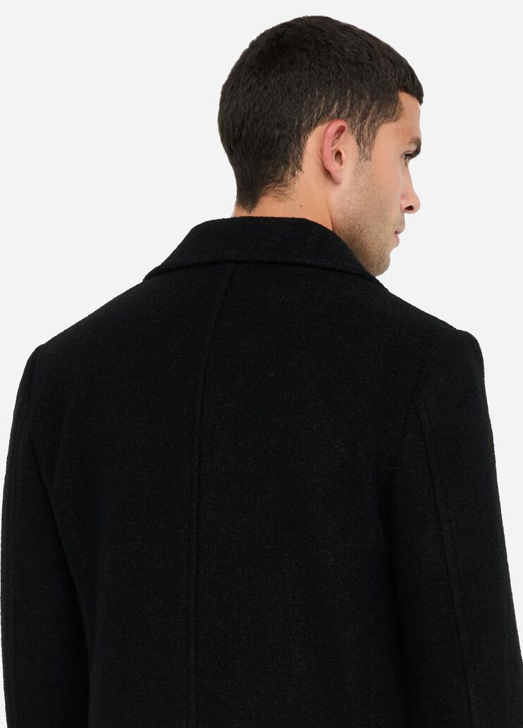 Caban en bouclette de laine noir Liu Jo - large image number 4