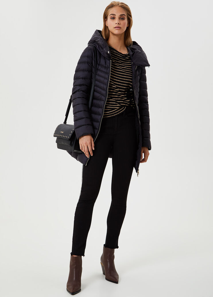 Doudoune à capuche Noir Liu Jo - large image number 3 Doudoune à capuche Noir Liu Jo - large image number 3