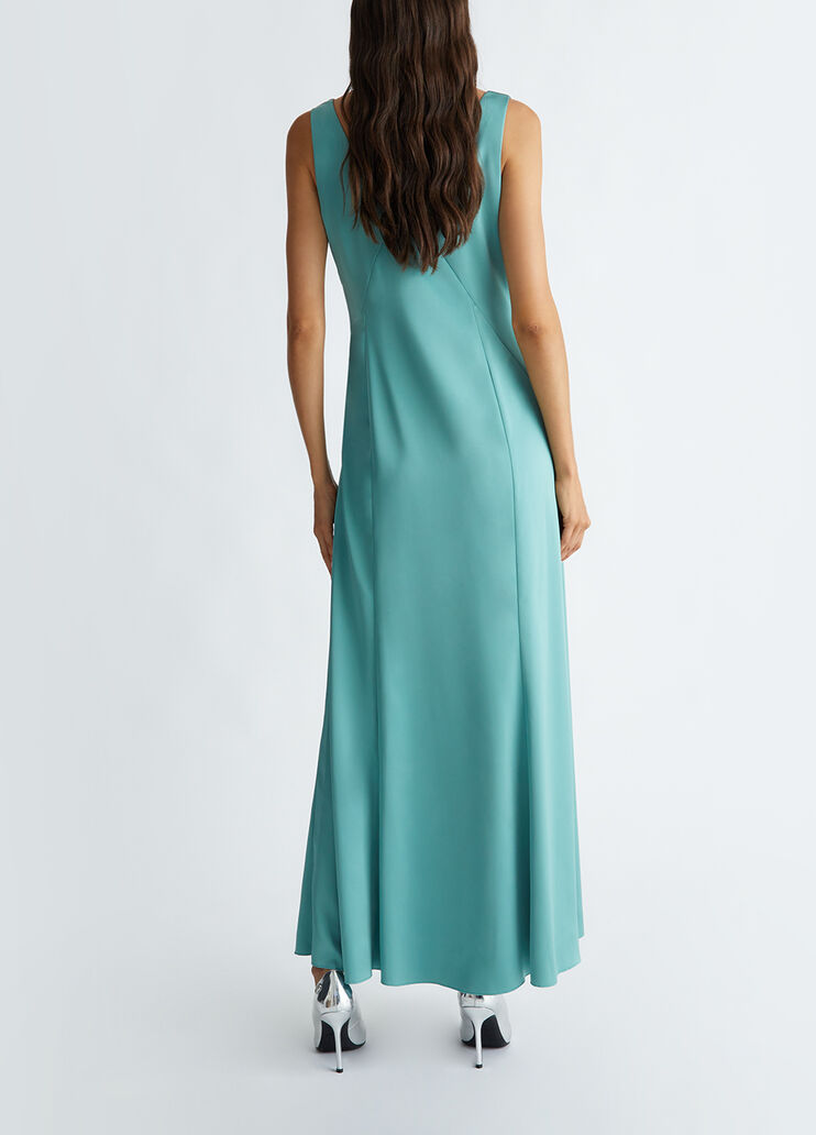 Robe longue élégante vert Liu Jo - large image number 1 Robe longue élégante vert Liu Jo - large image number 1