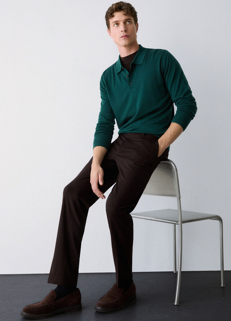 Slim fit jersey trousers brown Liu Jo - medium