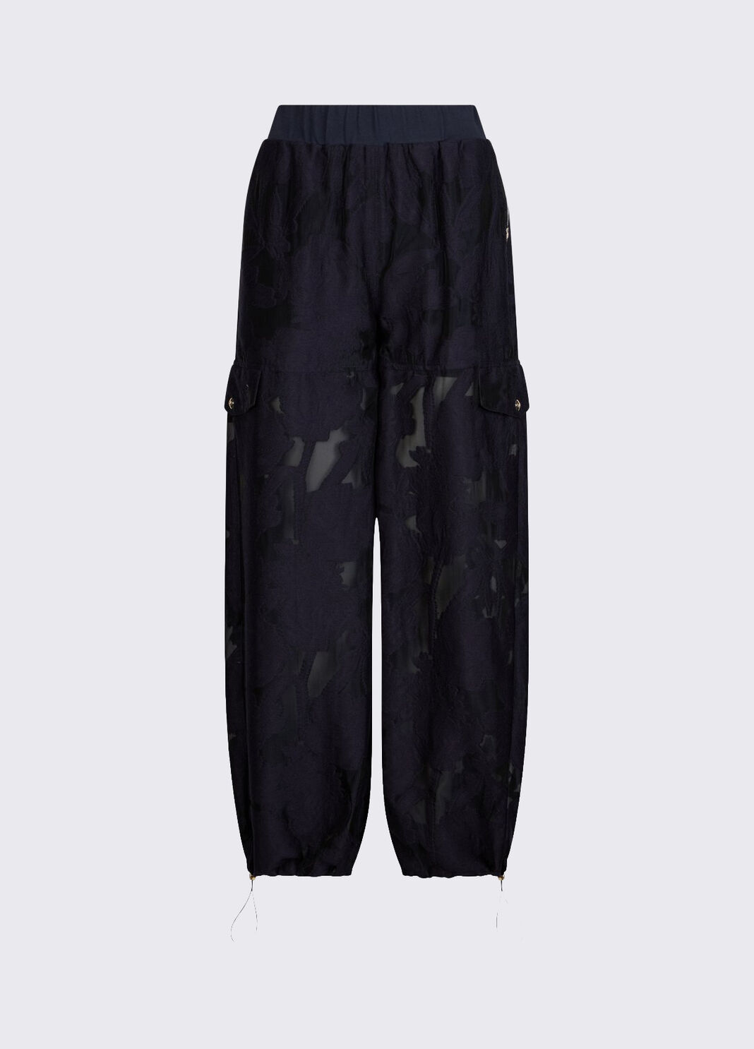 Hose aus Jacquard-Organza Dunkelblau Liu Jo - large image number 6