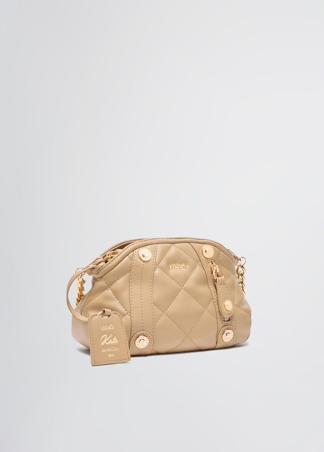 Pochette matelass&eacute;e camel Liu Jo - large image number 4