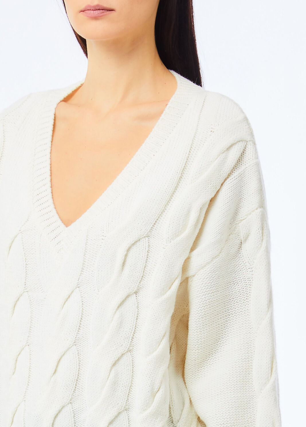 Jersey de lana de punto de ochos blanco Liu Jo - large image number 2
