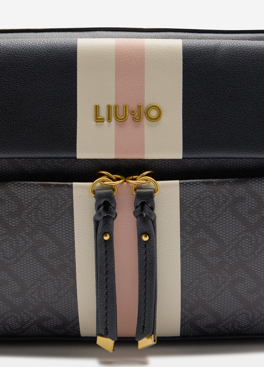 Medium crossbody bag with charm black Liu Jo - large image number 5