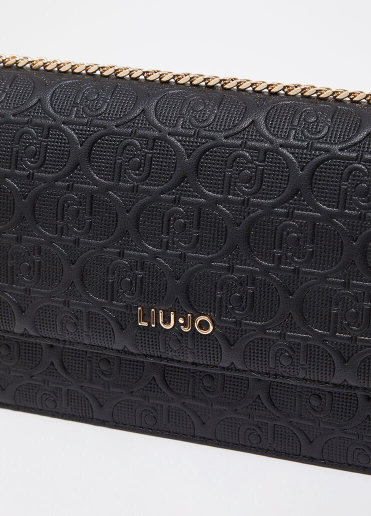 Kleine Umhängetasche mit Logo schwarz Liu Jo - large image number 1